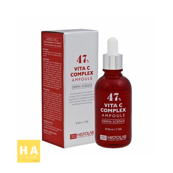 Tinh chất dưỡng trắng da Histolab 47% Vita C Complex Ampoule