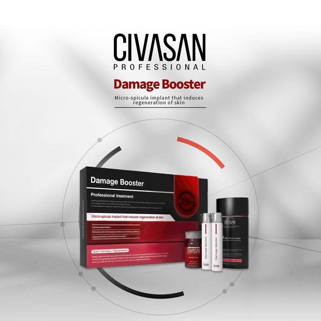 Peel Tái Tạo Da Civasan Damage Booster (3Step)